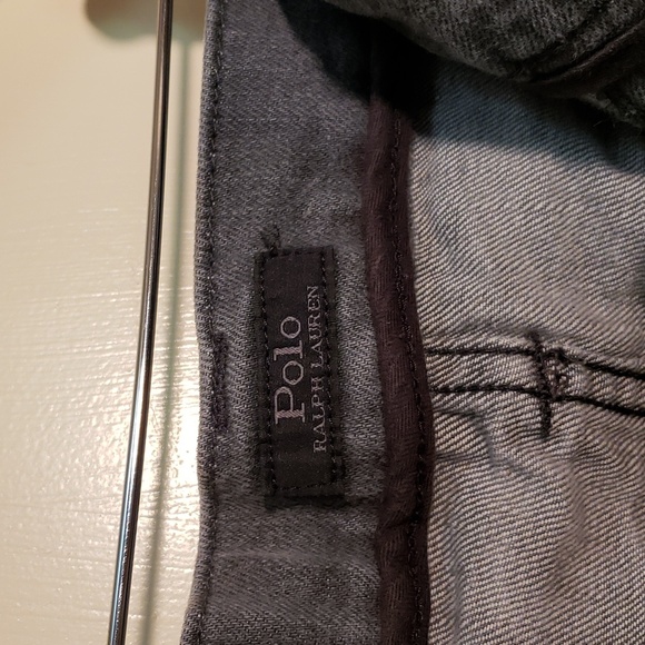 Polo Ralph Lauren Men's, Dark Gray, Straight Leg, Denim Pants, Size 36", 32" - Picture 9 of 16